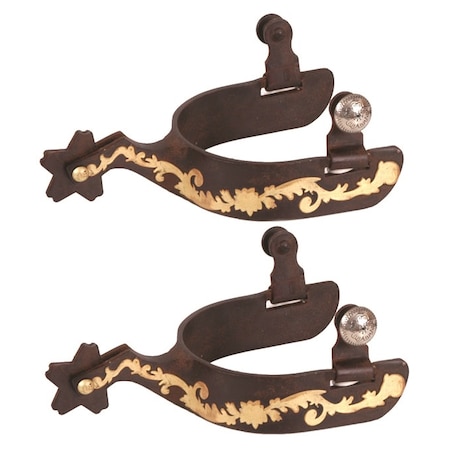 Jacks Imports Brown Steel Spurs 11062